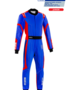 Sparco Thunder Advanced Overall Blau Rot für Kinder