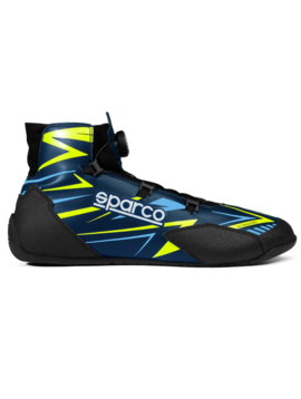 Sparco K-Rapid Shoes Dark Blue Yellow