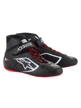 Alpinestars Tech 1KX V3 Schuhe Schwarz Weiß