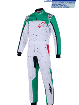 Alpinestars KMX-9 V3 Graph 6 Wit Groen