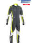Sparco Kerb Advanced Overall Grijs Geel Junior