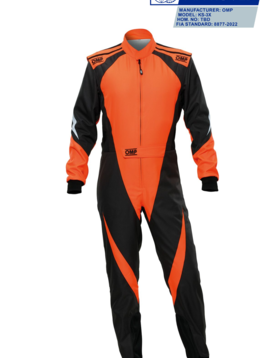 OMP KS-3X Overall Zwart Oranje