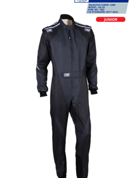 OMP KS-3X Overall Zwart Antraciet Junior