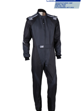 OMP KS-3X Overall Zwart Antraciet