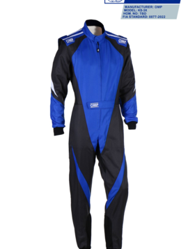 OMP KS-3X Overall Zwart Blauw