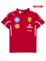 Ferrari Scuderia Team T-Shirt 2025 Kinderen Dark Cherry