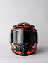 Karttech Helmet Leopard V2 Red Fluo