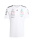 Mercedes Driver T-Shirt Jersey 2025 Blanc