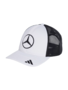 Mercedes F1 Team Snapback Star Trucker Casquette Blanc