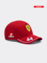 Ferrari Baseball Pet voor Kinderen Lewis Hamilton Dark Cherry