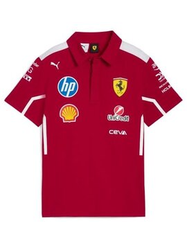 Ferrari RP Team Polo Shirt Dark Cherry