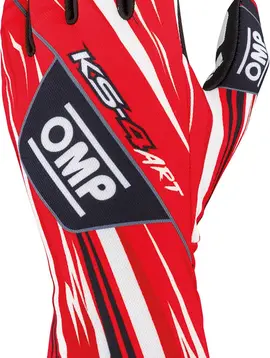 OMP KS-4 Art Gants Noir Rouge