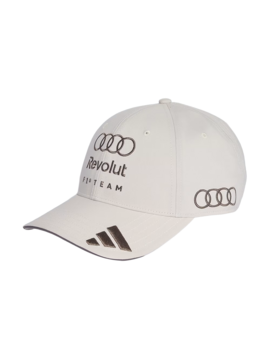 AUDI Revolut F1 Team Baseball Cap – Chalk Pearl / White 2026