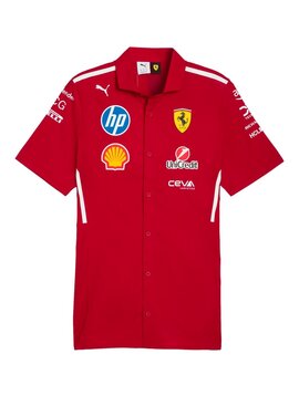 Ferrari Team Shirt Men 2025 Dark Cherry