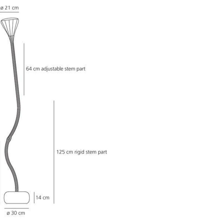 Artemide Artemide Pipe  LED vloerlamp