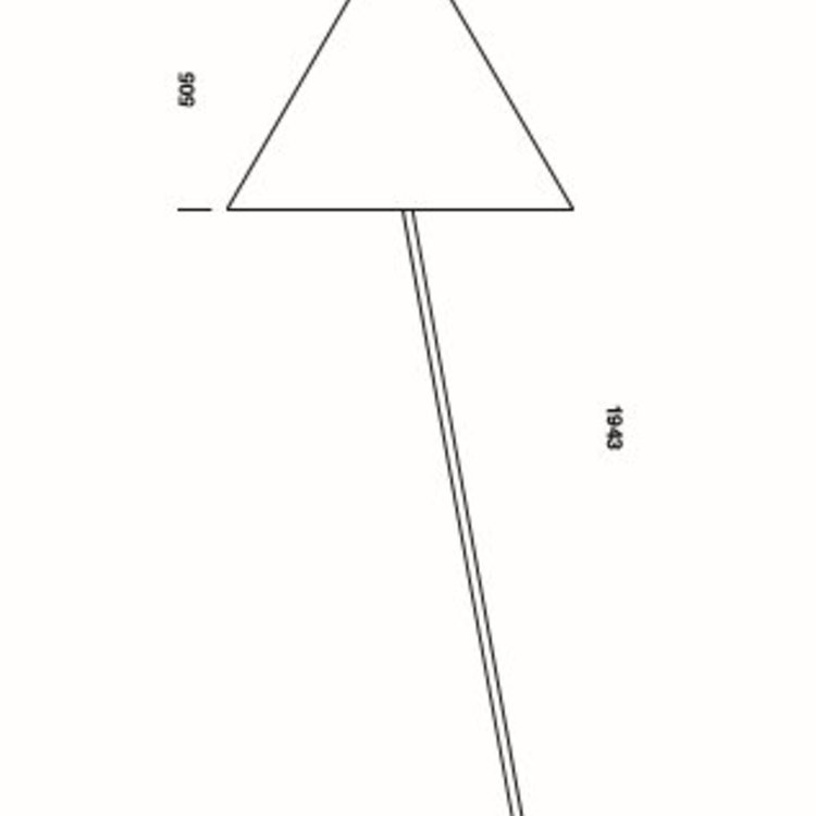 TossB Toss B Hat vloerlamp