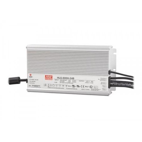 Lucente Meanwell Leddriver 600W 24V IP67 dimbaar Lucente Meanwell Leddriver 600W 24V IP67 dimbaar