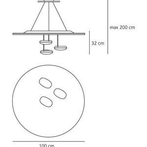 Artemide Droplet suspension