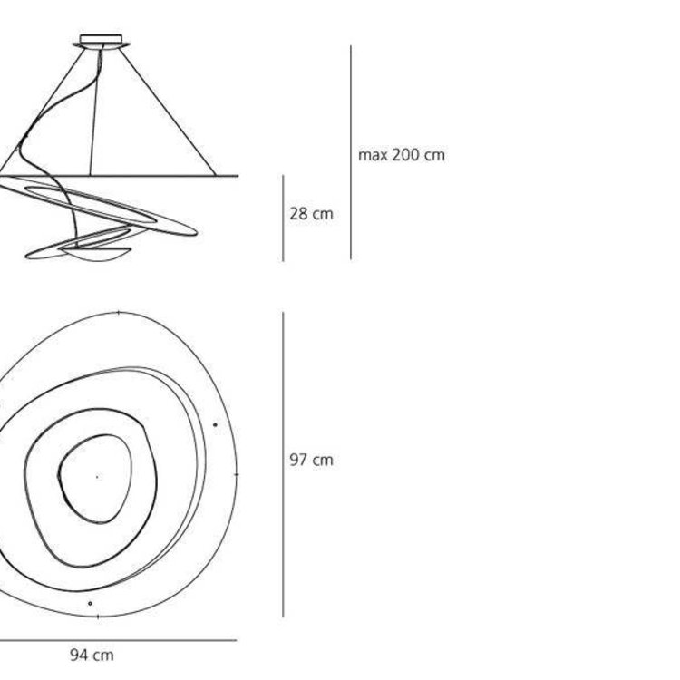 Artemide Artemide Pirce hanglamp