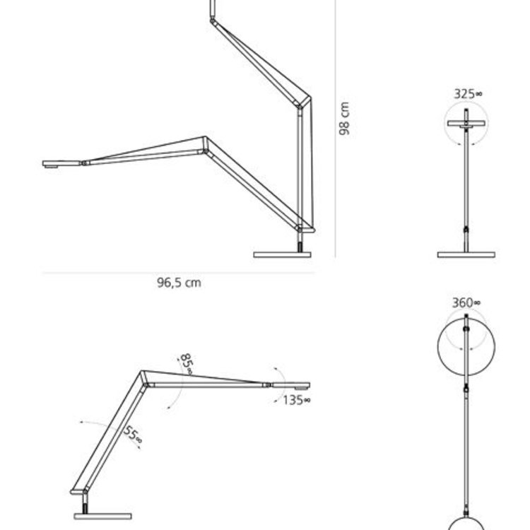 Artemide Artemide Demetra professional table bureaulamp