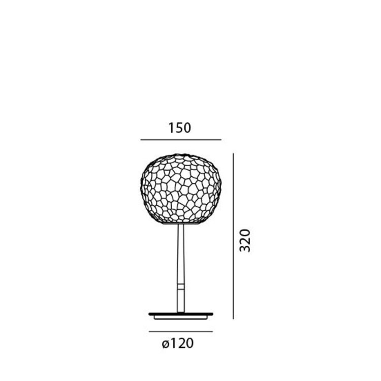 Artemide Artemide Meteorite table stem