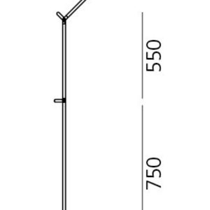 Artemide Artemide Demetra Reading Floor aanwezigheids sensor