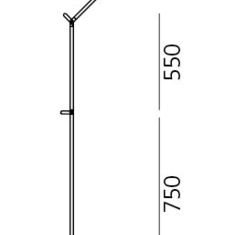 Artemide Artemide Demetra Reading Floor aanwezigheids sensor