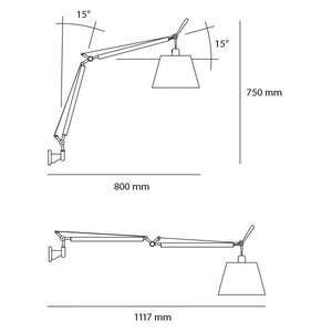 Artemide Artemide Tolomeo Basculante wall