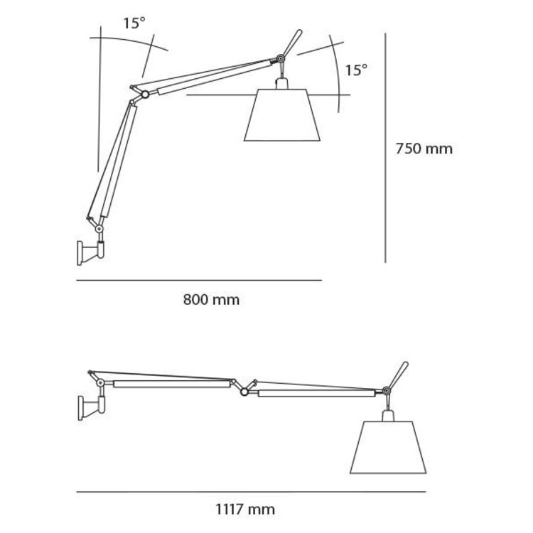 Artemide Artemide Tolomeo Basculante wall