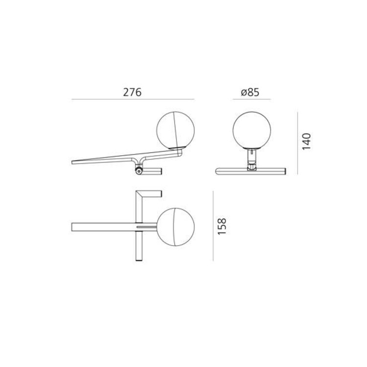 Artemide Artemide Yanzi tafellamp