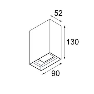 Modular Modular Sulfer Led wandlamp