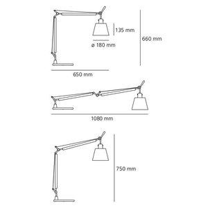 Artemide Artemide Tolomeo Basculante table