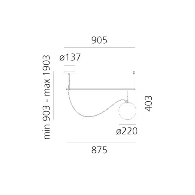 Artemide Artemide nh S1 22 en S2 22 suspension