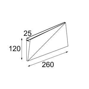 Modular Dent medium wandlamp