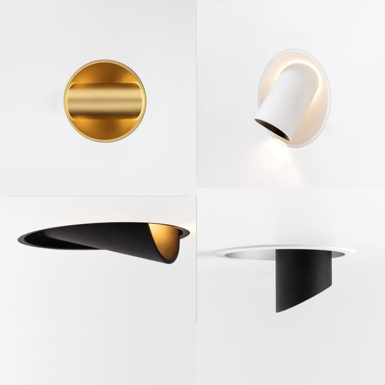 Modular Modular Hollow 115 trimless GE wandlamp