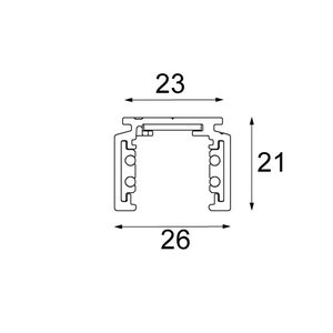 Modular Modular Pista track 48V rail opbouw