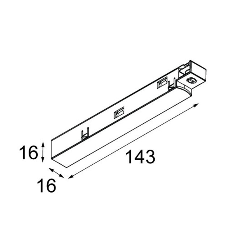 Modular Modular Pista Track 48V Powerfeed