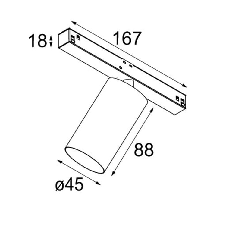 Modular Modular Pista Minude 45 1XLED