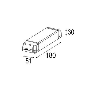 Modular Pista track Ledddriver 48V