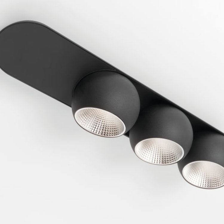 Modular Modular Marbul 3xLed opbouwspot