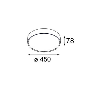 Modular Modular Plafondlamp  Flat moon 450