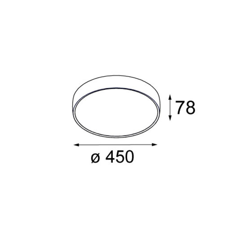 Modular Modular Plafondlamp  Flat moon 450