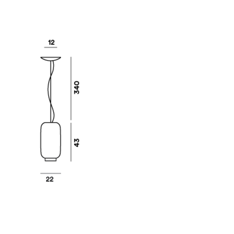 Foscarini Foscarini Chouchin 1-2-3 bianco hanglamp