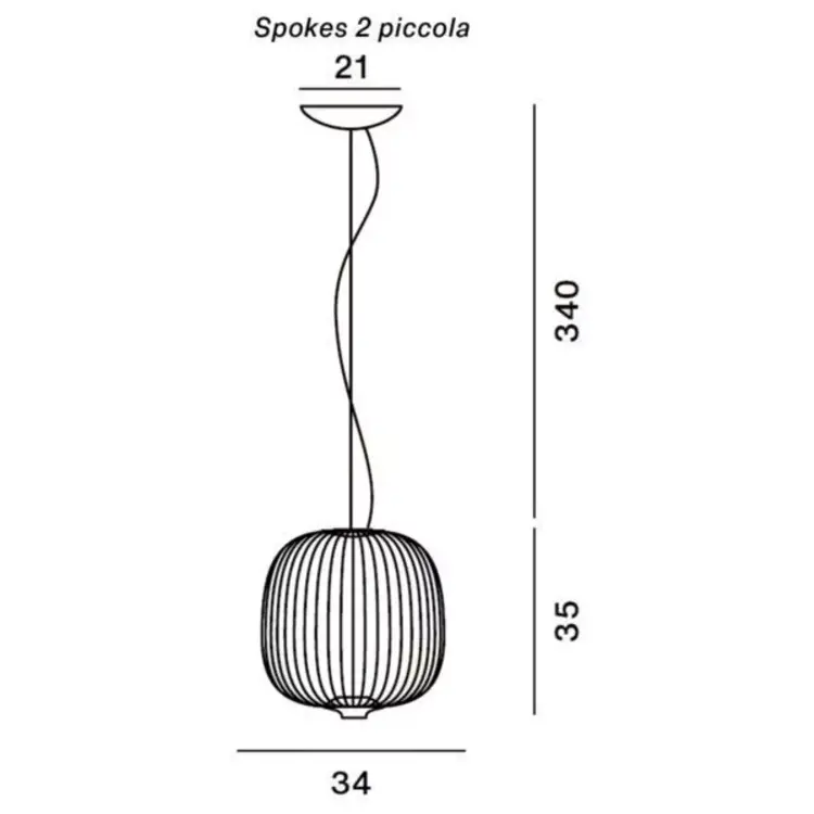 Foscarini Foscarini Spokes 2 piccola hanglamp