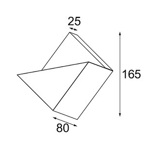 Modular Modular Square wandlamp