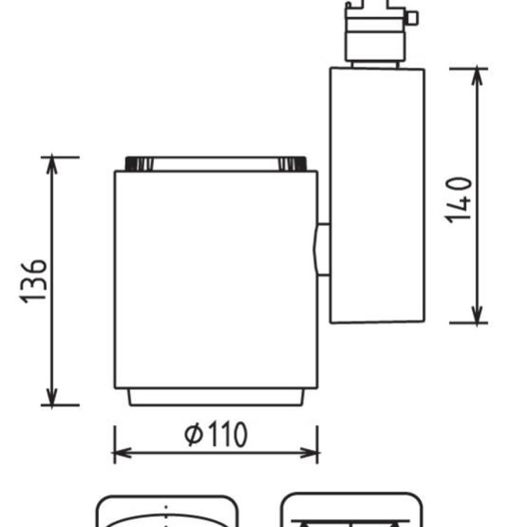 Lucente Odin railspots 1100LM