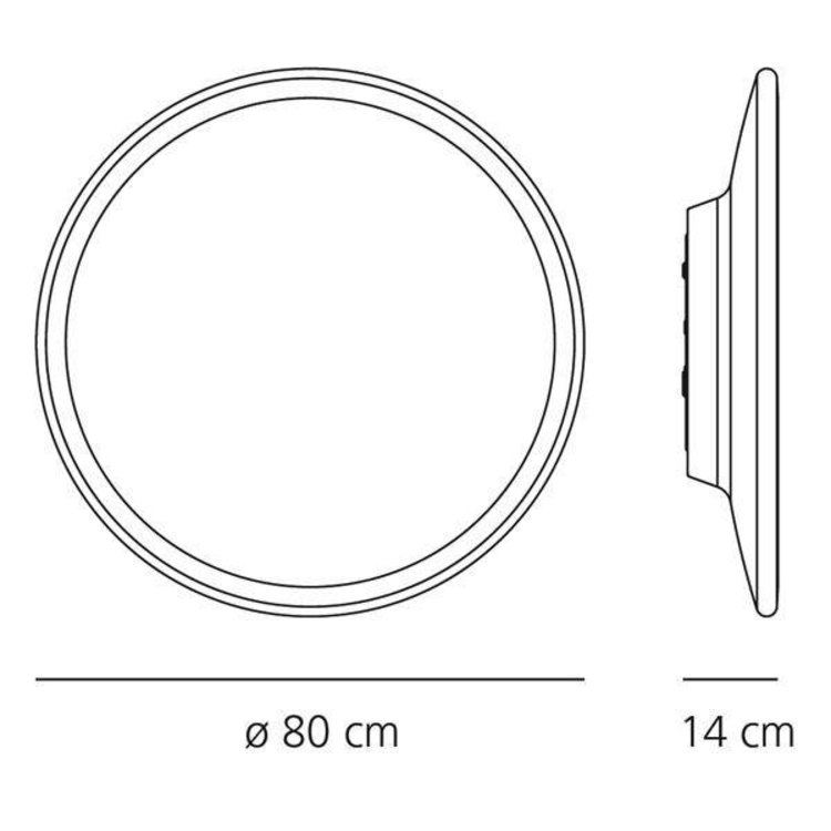 Artemide Artemide Nebula wall/Ceiling