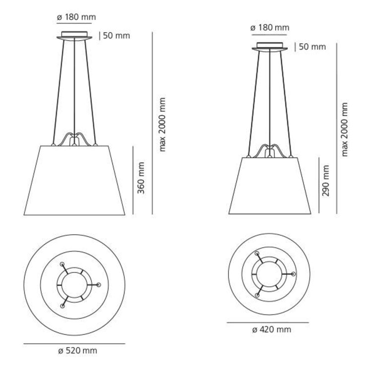 Artemide Artemide Tolomeo Mega hanglamp