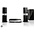 Philips Fidelio HTS9221 - 2.1 home cinema set - Zwart