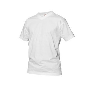 GCM sports T-Shirt V-Ausschnitt weiß 3XL